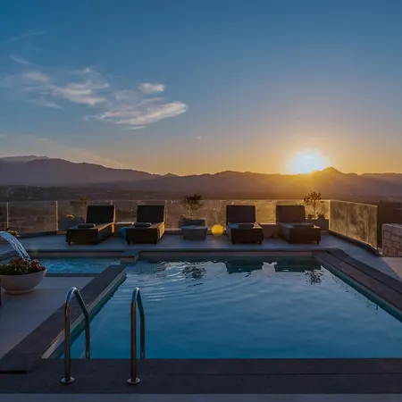Indigo With Private Pool-gym-sauna-bbq By Hospi Iraklion